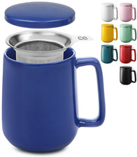 Teetasse mit sieb und deckel - teetasse,