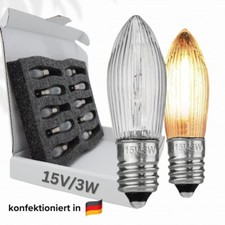 10x E10 15V/3W Ersatz für