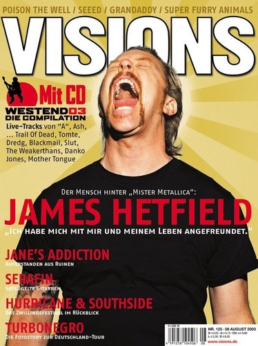Visions 125 james - 125, hetfield