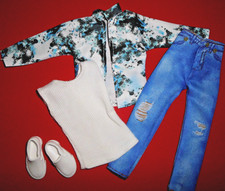 %***Barbie Ken Kleidung*Hose,Hemd,Shirt,Schuhe*Standard 30cm***%