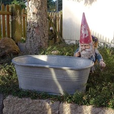 Alte Antike Zinkwanne