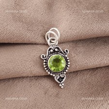 August Geburt Rund Peridot