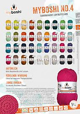 (59€/1kg) My Boshi No.4 Wolle - 50g - Stricken Häkeln - Farben Häkeln Mütze  