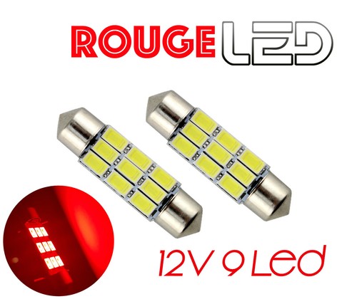 Led navette c10w mm 9 - 2x,