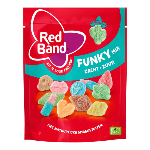 Rotes band candy mix funky - band,