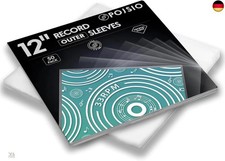 POJSIO 12 Zoll LP Schallplatten Hüllen Aussenhüllen - 50 Stück Vinyl LP Hüllen A
