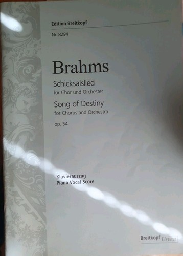 Brahms schicksalslied - brahms,