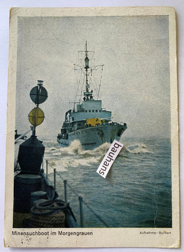 Minensuchboot im - ak,