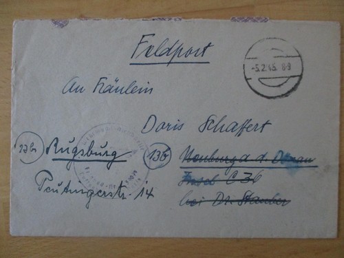 Feldpost 5 2 1945 - feldpost, v.