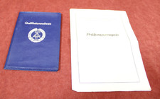 DDR  Qualifikationsnachweis/Prüfungszeugnis Heft für Drogistin  Zehdenick 1961