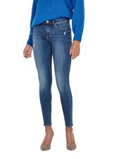 Only Damen Jeans ONLWAUW LIFE BJ114 Skinny Fit-Blau -Dark Blue Denim XS S M L XL