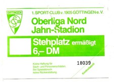 Ticket 3. BL 1. SC Göttingen