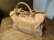 Reisetasche / Weekender aus Echtleder – Vintage-Look, 50 x 23 x 36 cm