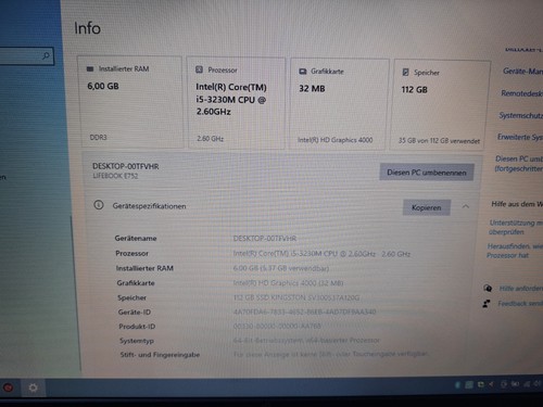 Verkaufe gebrauchten fujitsu - verkaufe,
