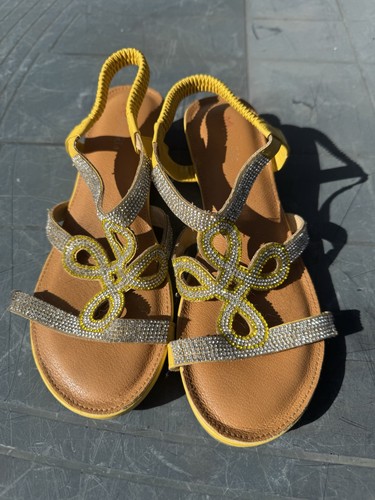 Glitzer sandalen strass - sandalen,