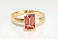 Peach Turmalin Ring 585