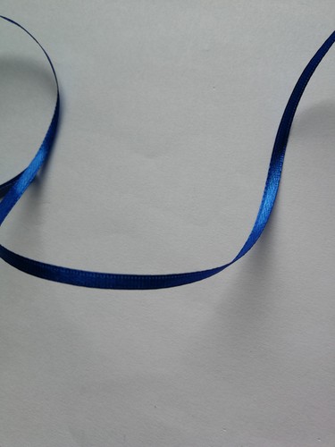 Satinband marineblau 3 - ca., m