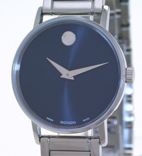 Superflache MOVADO Classic Museum 28 mm Swiss Made Damenuhr 0607235