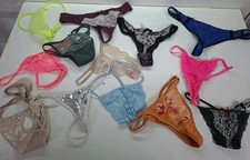 11er Set Damen String Tangas Slip Unterwäsche Baumwolle Cotton-Stretch ,Größe  S