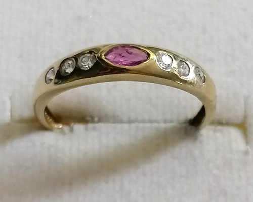Goldring gelbgold ring 333 mit - goldring,