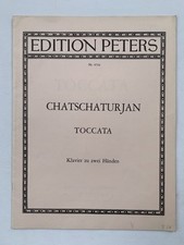 Noten . Chatschaturjan.  Toccata.  Klavier zu 2 Händen.