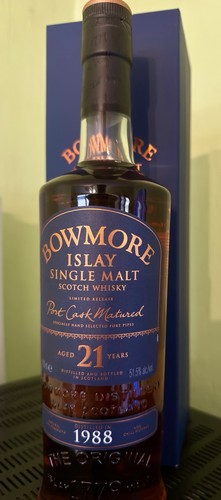 Bowmore port cask - port, years