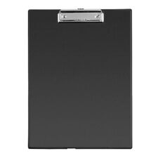 10 x Klemmbrett Klemmbretter A4 Karton Folie schwarz Schreibbrett Brett