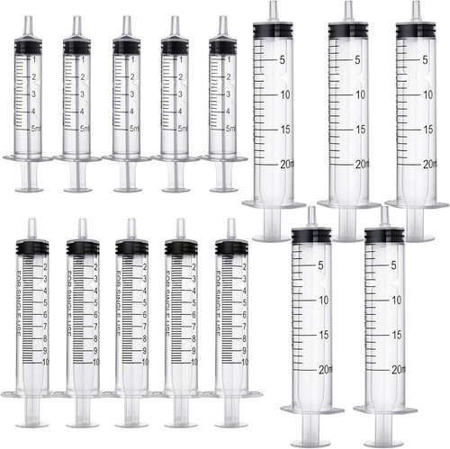 Stück spritze 5ml - 15, spritze,