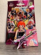 Playmobil 5597 Figur Serie 8 Girls Rockerin Gitarre Musik rote Haare Sammelfigur