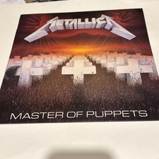 Metallica Master of Puppets Vinyl Record UK 1986 MFN60 Rare Re-numbered