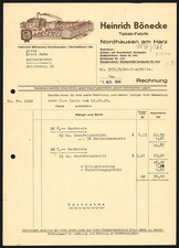 Rechnung Nordhausen am Harz