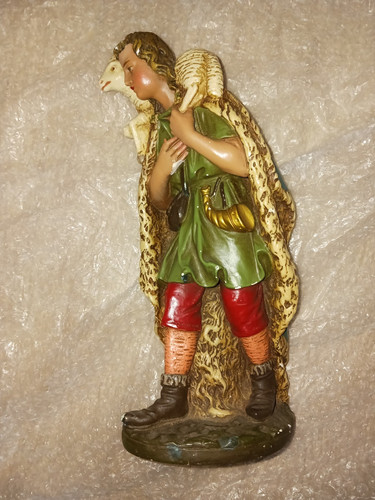 Krippenfigur schäfer hirte - krippenfigur, schäfer/hirte