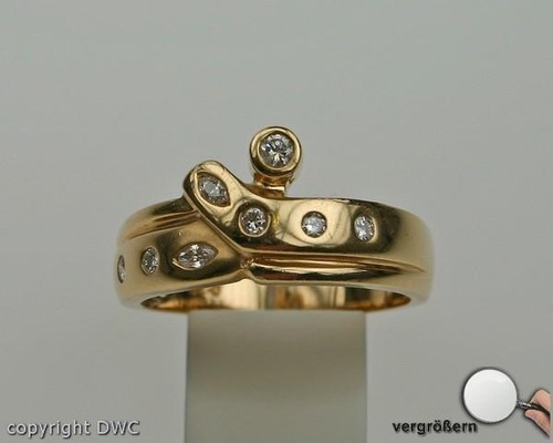 Ring mit brillanten - ring,