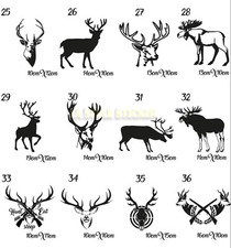 Aufkleber Hirsch Jäger Wild