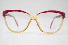 Vintage Brille Christian Dior 2339 Violett Braun Schwarz Oval Brillengestell