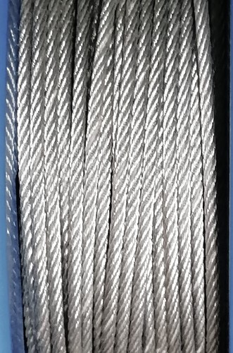 Drahtseil rostfrei 4mm 6x7 - Ø,