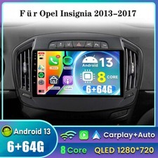 Für Opel Insignia A 2013-2017 9" Android 13 Carplay Autoradio GPS Navi 6+64GB 