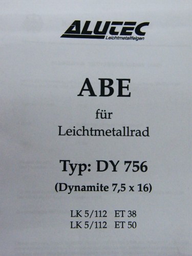 Original abe für - original, alufelge