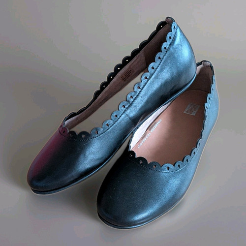 Fitflop damen ballerina blau - fitflop,