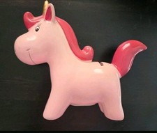 süße Kinder Spardose Einhorn rosa