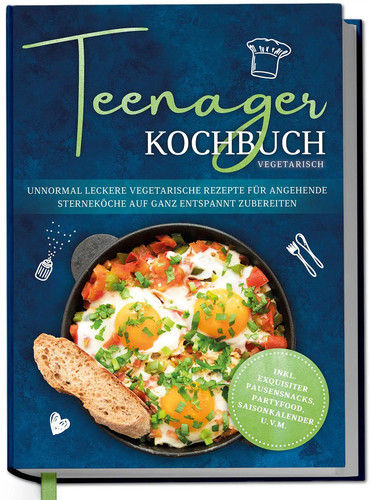 Teenager kochbuch vegetarisch - kochbuch,