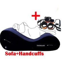 Sex Möbel Kissen aufblasbares Schlafsofa Luftkissen Yoga Chaise Stuhl tragbar DE