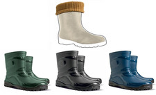  DEMAR Damen & Herren Wollsocken Innenschuhe Thermosocken für Gummistiefel Young