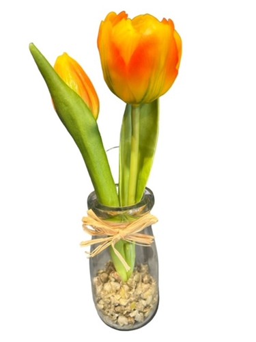 Künstliche tulpe glas 1 - tulpe, im
