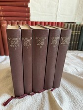 Friedrich Schiller: Werke, Winkler-Verlag, Leder, Ganzleder, Goldschnitt
