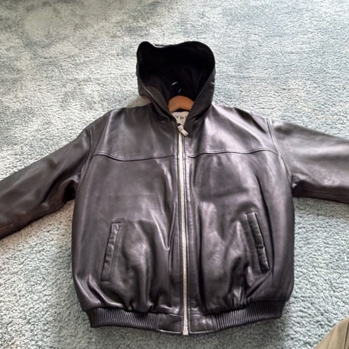 Yps herren leder bomberjacke - yps,