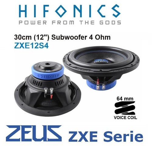 Hifonics zxe12s4 subwoofer - hifonics, 30