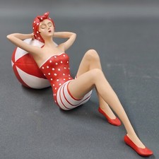 Pinup Badefrau  Deko Figur