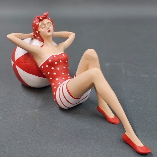 Pinup badefrau deko figur - pinup,