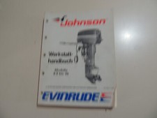 1989 Werkstatthandbuch JOHNSON Evinrude Außenborder 10 14 15 20 25 28 30 35 PS